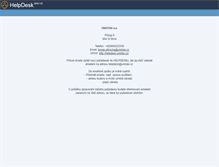 Tablet Screenshot of helpdesk.unistav.cz